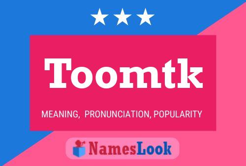 ملصق اسم Toomtk