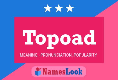 ملصق اسم Topoad