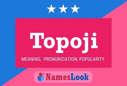 ملصق اسم Topoji