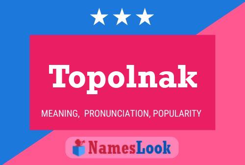 ملصق اسم Topolnak