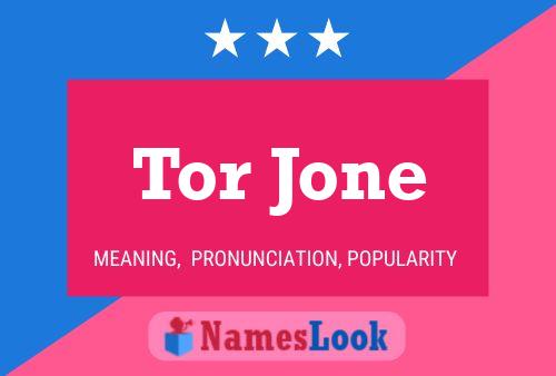 ملصق اسم Tor Jone