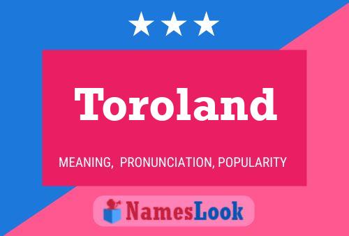 ملصق اسم Toroland