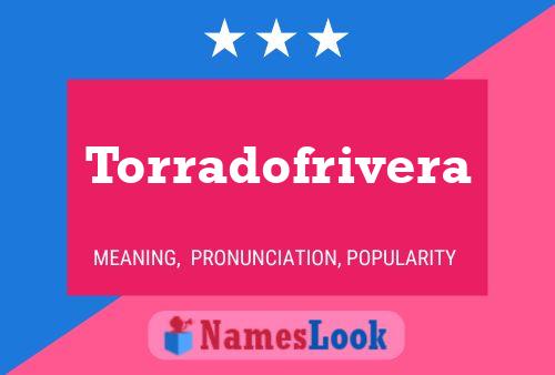 ملصق اسم Torradofrivera