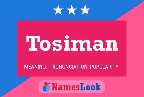 ملصق اسم Tosiman