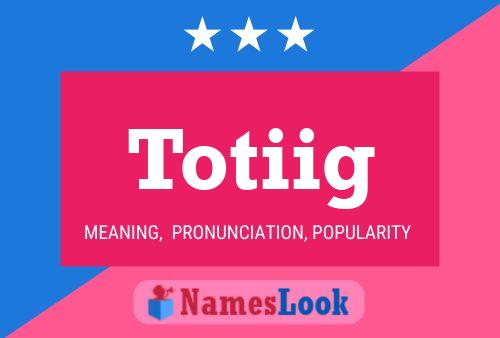 ملصق اسم Totiig