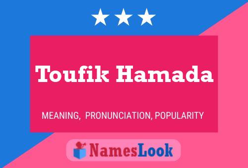 ملصق اسم Toufik Hamada