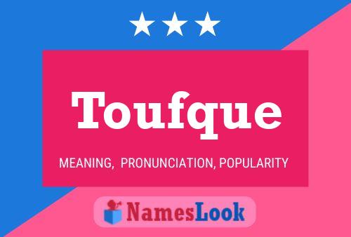 ملصق اسم Toufque