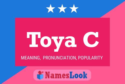 ملصق اسم Toya C