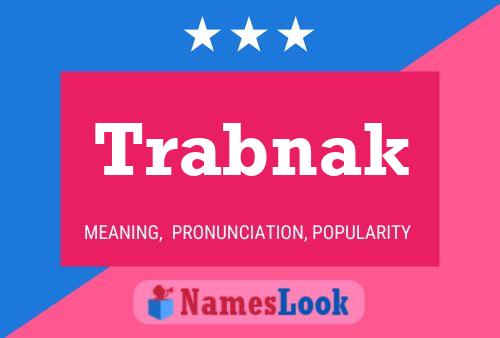 ملصق اسم Trabnak