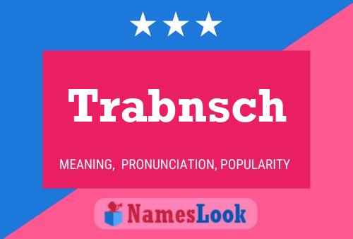 ملصق اسم Trabnsch