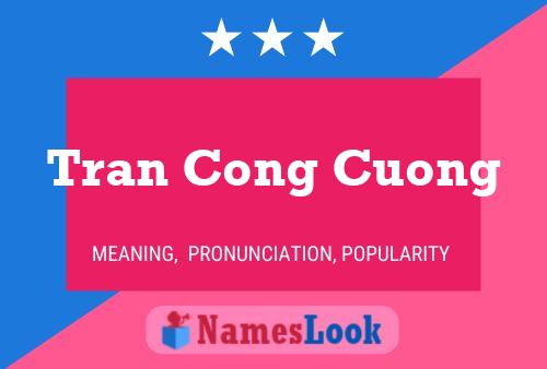 ملصق اسم Tran Cong Cuong