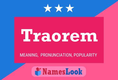 ملصق اسم Traorem