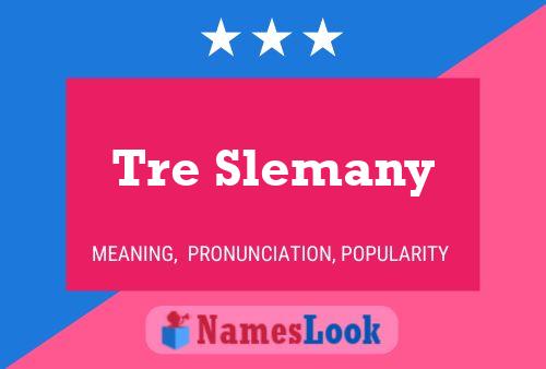 ملصق اسم Tre Slemany