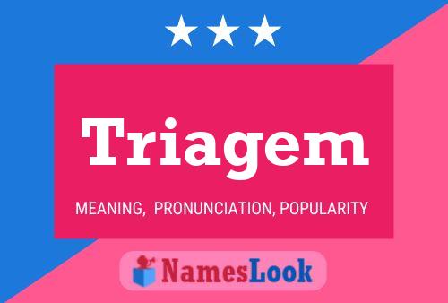 ملصق اسم Triagem