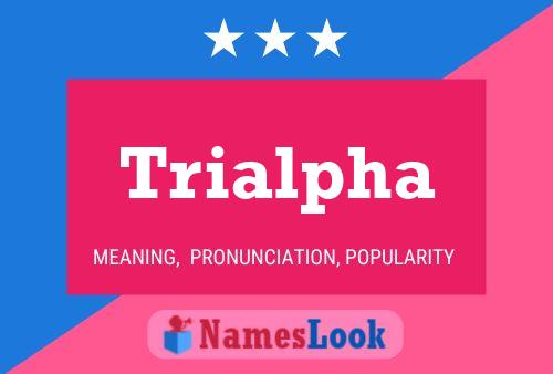 ملصق اسم Trialpha