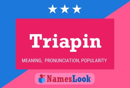 ملصق اسم Triapin