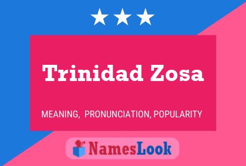 ملصق اسم Trinidad Zosa