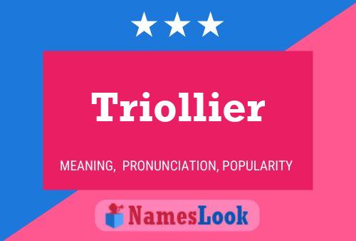 ملصق اسم Triollier