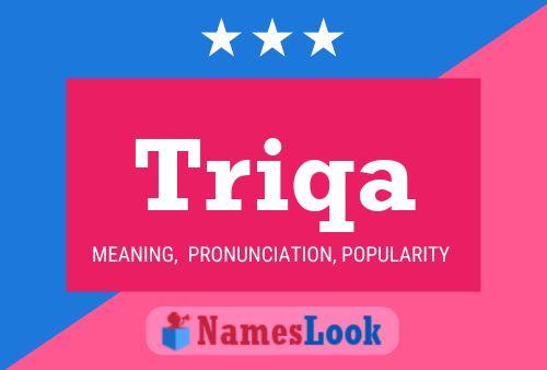 ملصق اسم Triqa