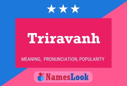 ملصق اسم Triravanh