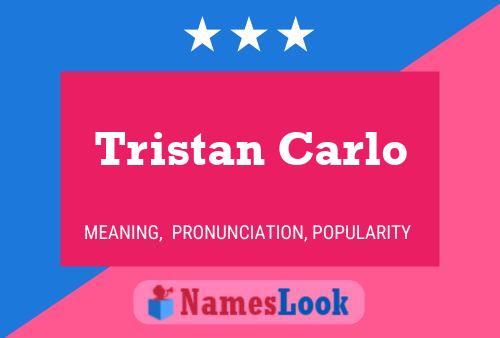 ملصق اسم Tristan Carlo