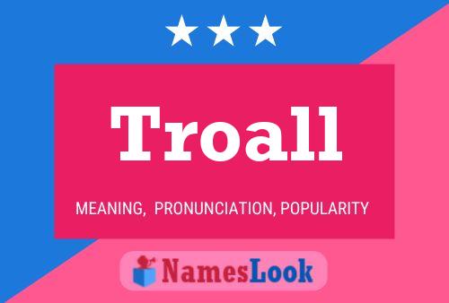 ملصق اسم Troall