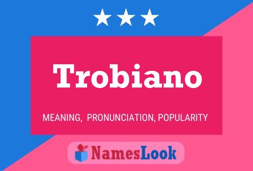 ملصق اسم Trobiano