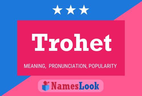 ملصق اسم Trohet