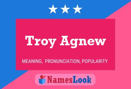 ملصق اسم Troy Agnew