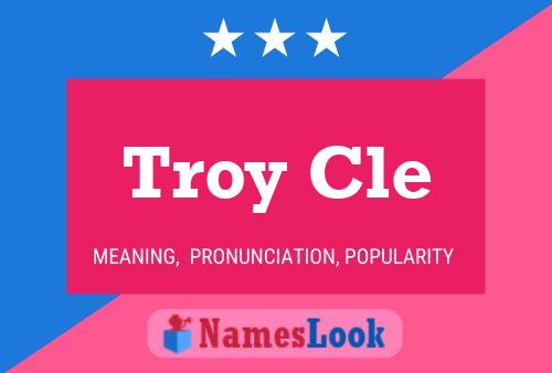 ملصق اسم Troy Cle