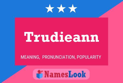 ملصق اسم Trudieann