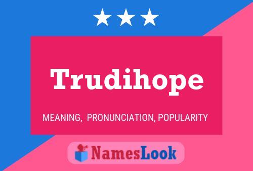 ملصق اسم Trudihope