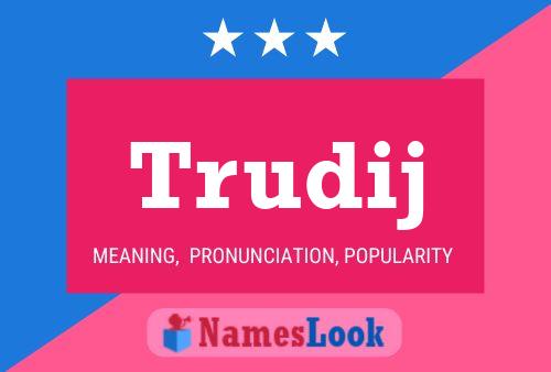 ملصق اسم Trudij