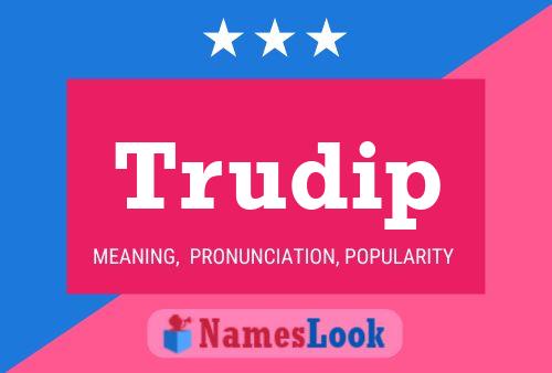 ملصق اسم Trudip