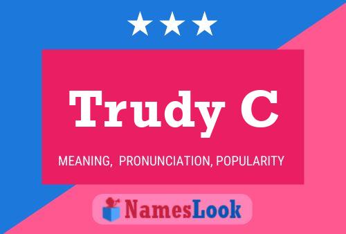 ملصق اسم Trudy C