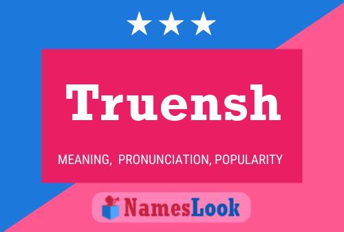 ملصق اسم Truensh