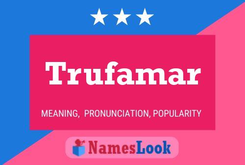 ملصق اسم Trufamar