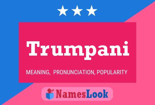 ملصق اسم Trumpani