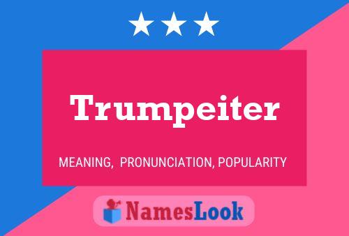 ملصق اسم Trumpeiter