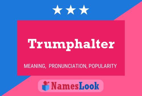 ملصق اسم Trumphalter