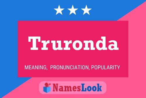 ملصق اسم Truronda