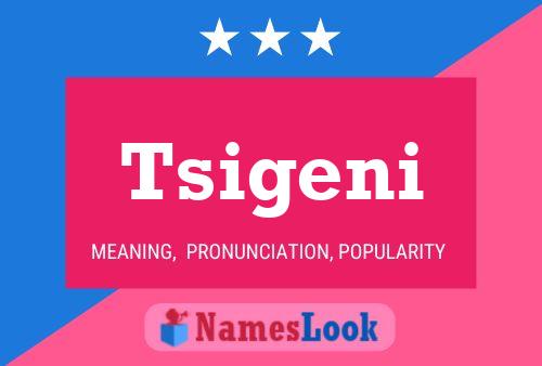 ملصق اسم Tsigeni