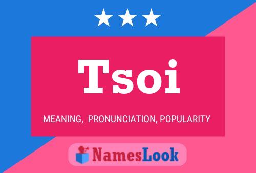 ملصق اسم Tsoi