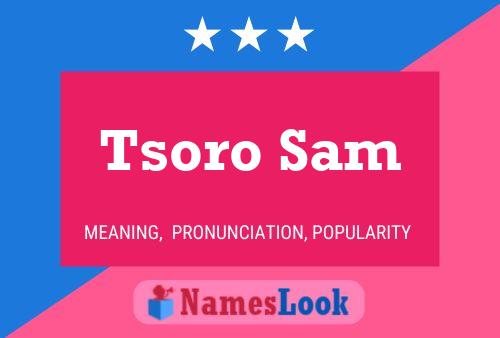 ملصق اسم Tsoro Sam