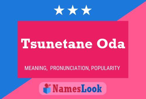 ملصق اسم Tsunetane Oda