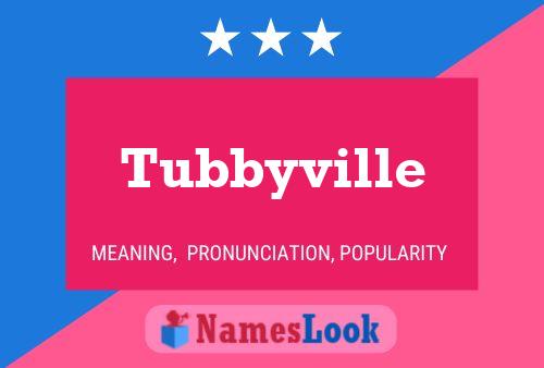 ملصق اسم Tubbyville