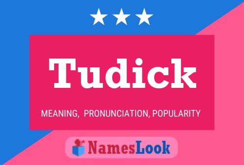 ملصق اسم Tudick