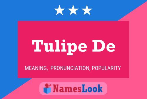 ملصق اسم Tulipe De