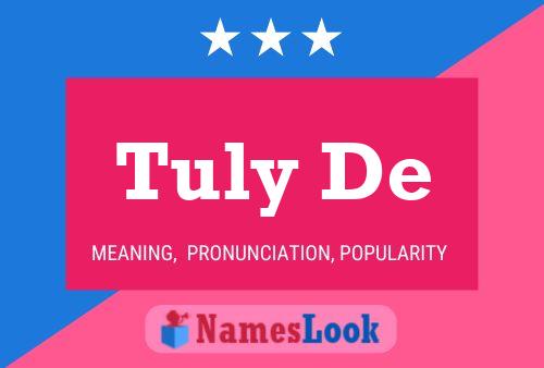 ملصق اسم Tuly De