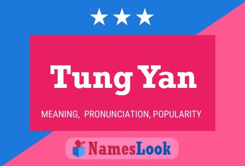 ملصق اسم Tung Yan